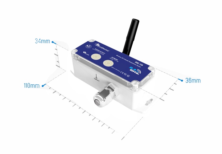 BeanAir BeanDevice? 2.4GHz ONE-TIR 無(wú)線工業(yè)物聯(lián)網(wǎng)紅外溫度傳感器